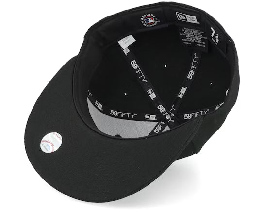 Los Angeles Dodgers League Essential 59FIFTY Black on Black Fitted