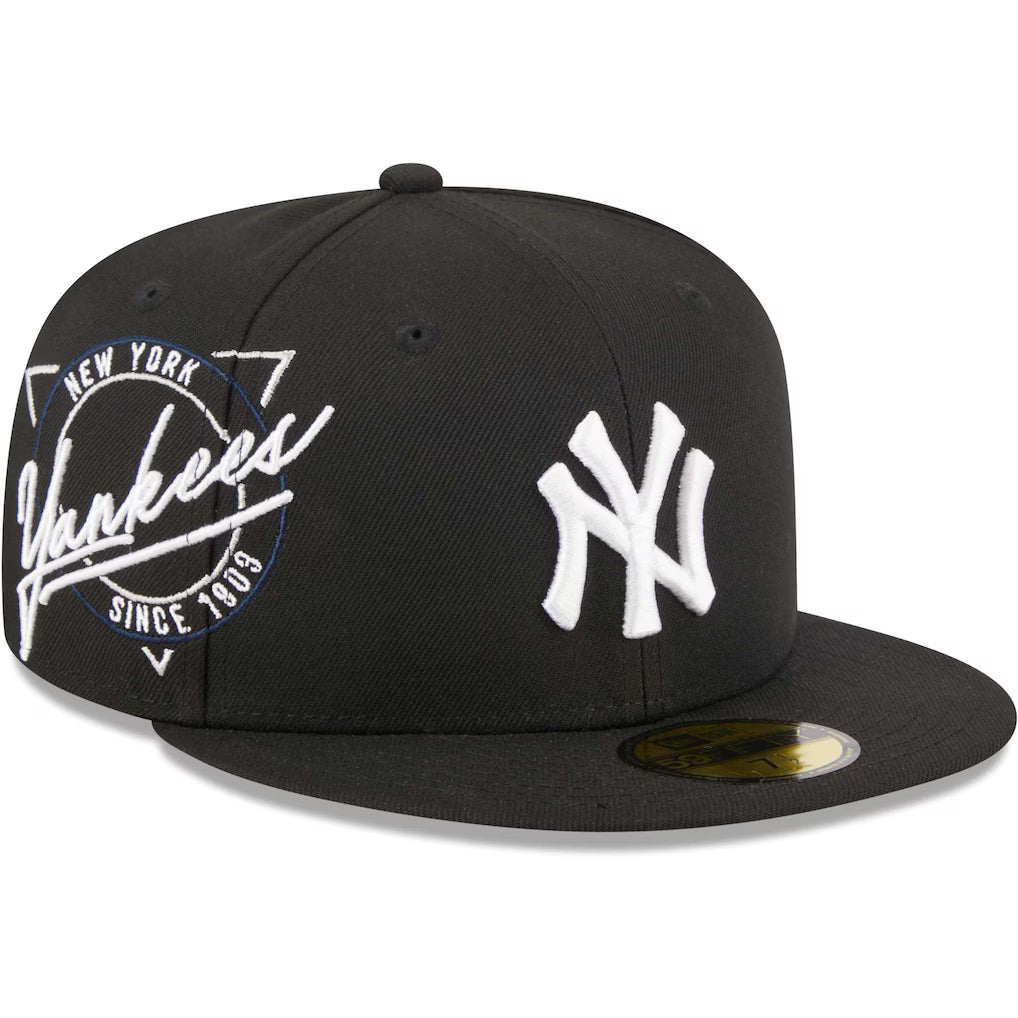 New York Yankees New Era Black Neon 59FIFTY Fitted Hat