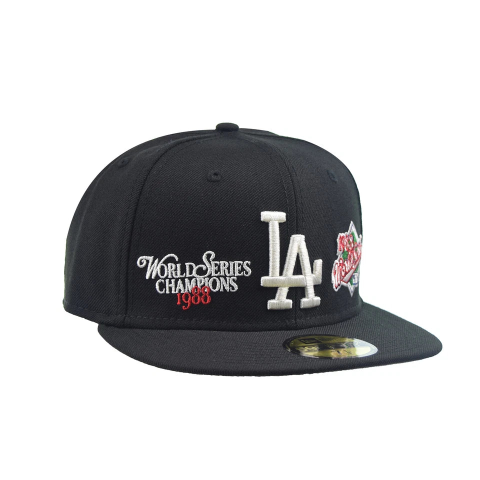 New Era Los Angeles Dodgers 1988 World Series Champions Fitted Men's Hat Black