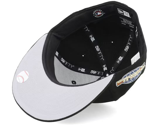Chicago White Sox Quick Turn Team Heart 59FIFTY Black Fitted